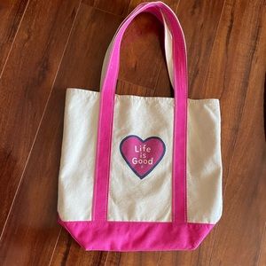 Life is Good Valentine Tote